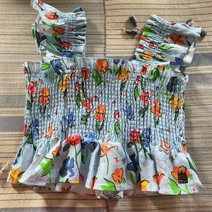 Hill House Paz Top and Paz Skirt in Space Floral